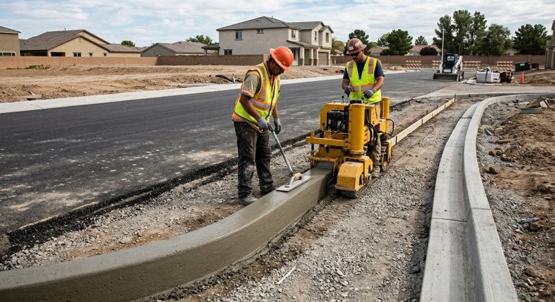 Cement Curbing Installation in Citrus County, FL