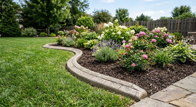 Flowerbed Curbing Installation in Citrus County, FL